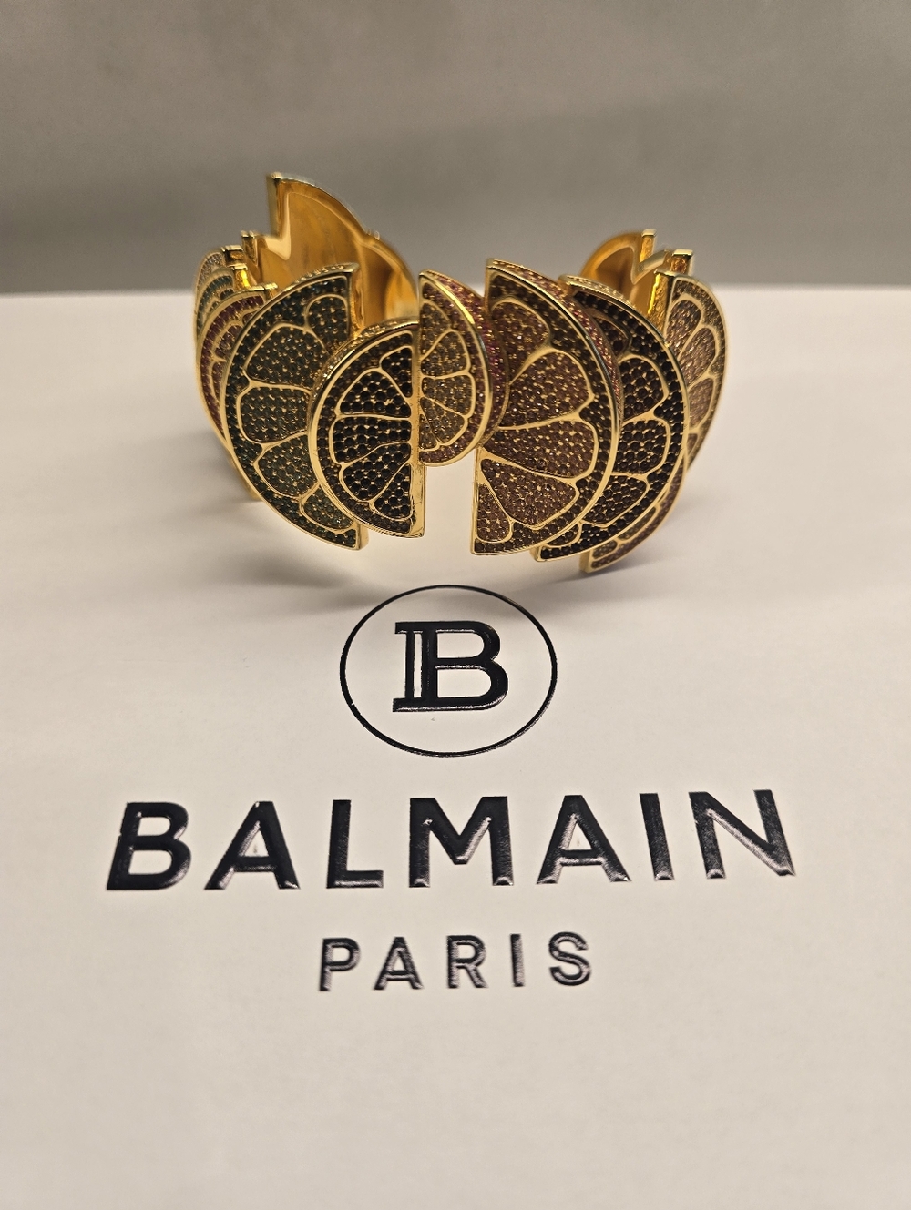 Balmain Citrus Cuff Bracelet